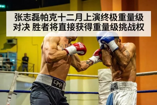 张志磊帕克十二月上演终极重量级对决 胜者将直接获得重量级挑战权
